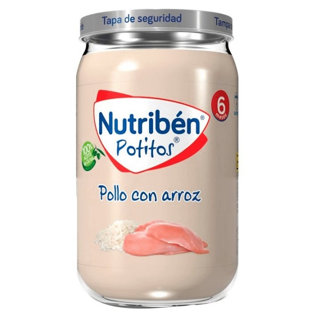 Nutriben Potito Pollo Con Arroz 235 gr.