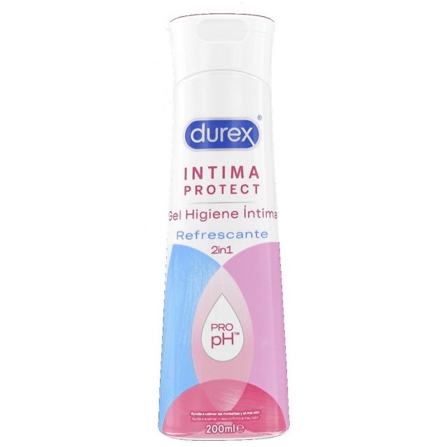 Durex Intima Protect Gel Higiene Íntima Refrescante 2 en 1 200 ml