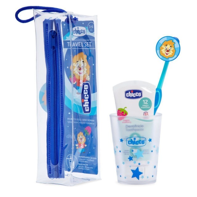 Set Dental Infantil Chicco Azul
