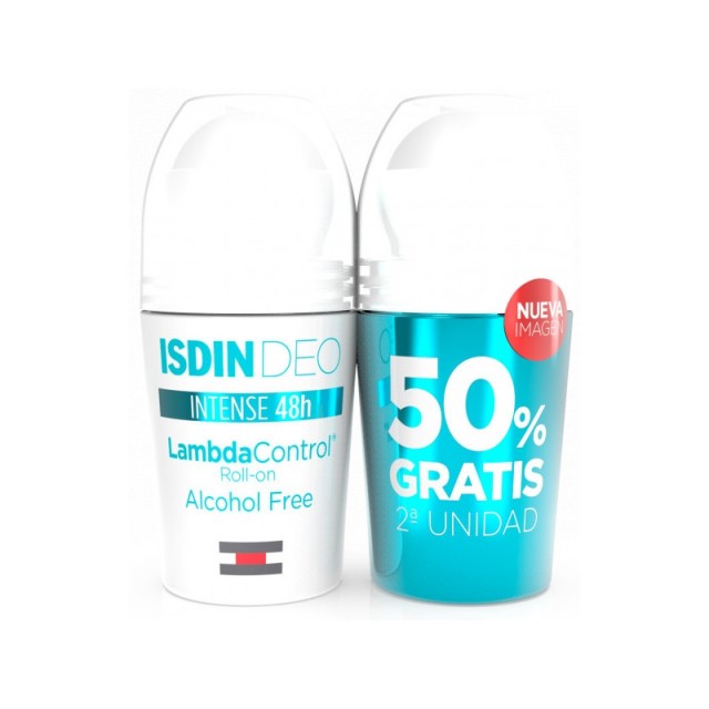 Duplo Isdin Deo LambdaControl roll-on 48h Sin Alcohol
