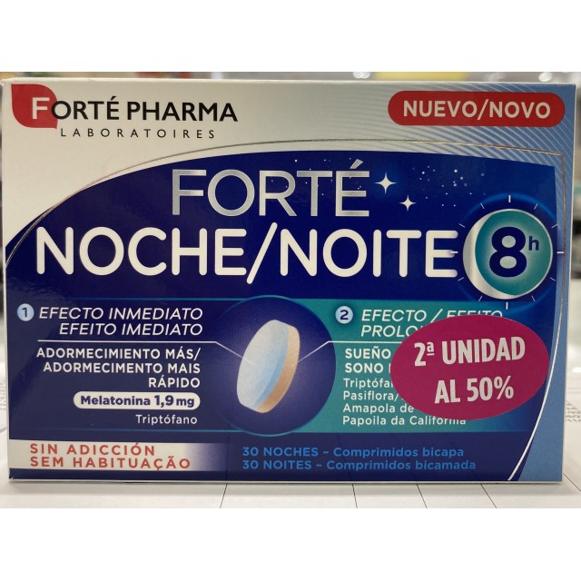 Duplo Forte Noche Melatonina Doble Capa Forte Pharma 2x30 comprimidos