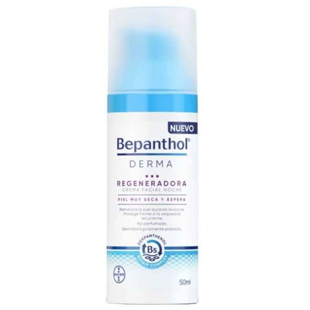 Bepanthol® Derma Crema Facial Noche Regeneradora 50 ml.