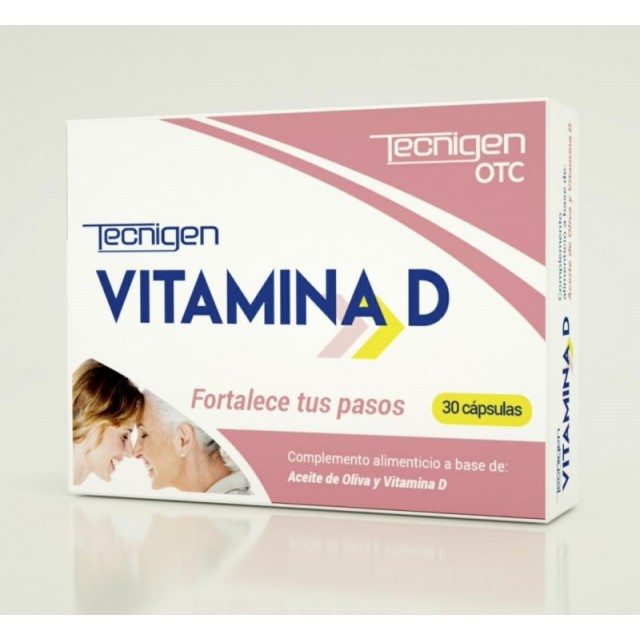 Vitamina D Tecnigen OTC 30 Cápsulas