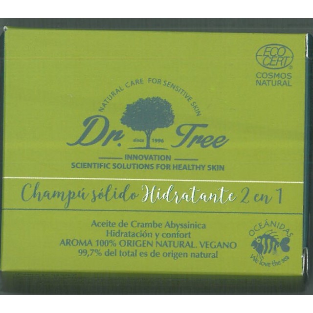 Dr Tree Champú Sólido Hidratante 2 en 1