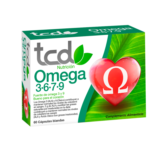 TCD Omega 3.6.7.9 60 Cápsulas Blandas