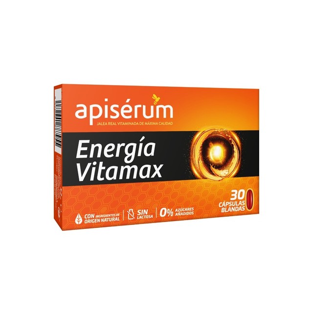 Apiserum Energía Vitamax 30 Cápsulas Blandas