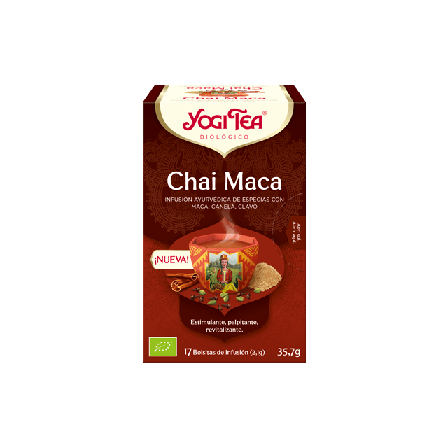 Yogi Tea Chai Maca 17 Bolsitas de...
