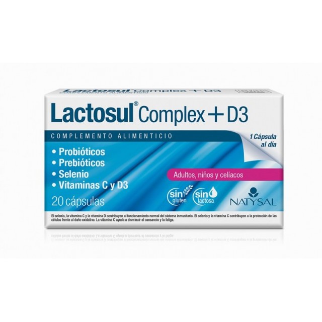 Lactosul Complex + D3 20 Cápsulas...