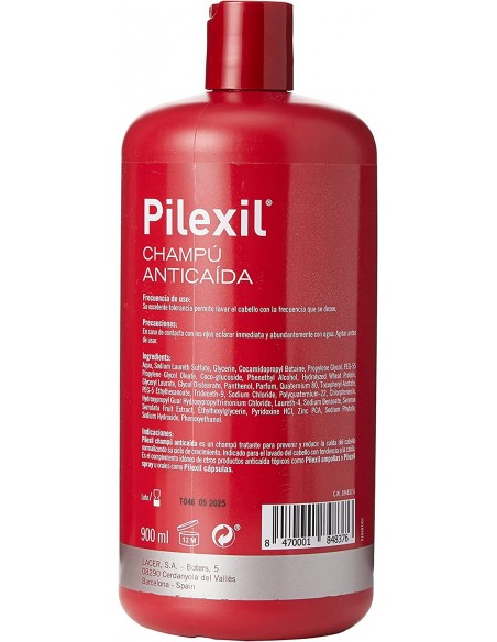 Pilexil Champú 900 ml trasera