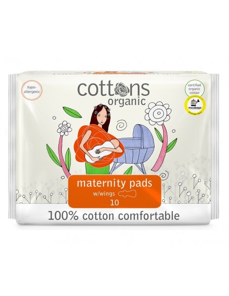 Cottons Maternity Pads 10 unidades