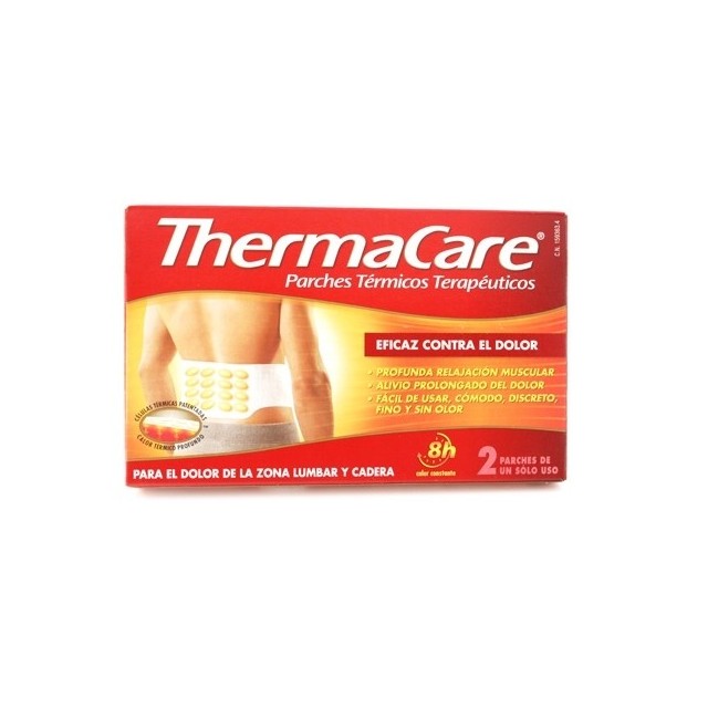 THERMACARE ZONA LUMBAR Y CADERA 2 PARCHES